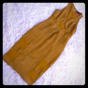 Suede Cocktail Dress